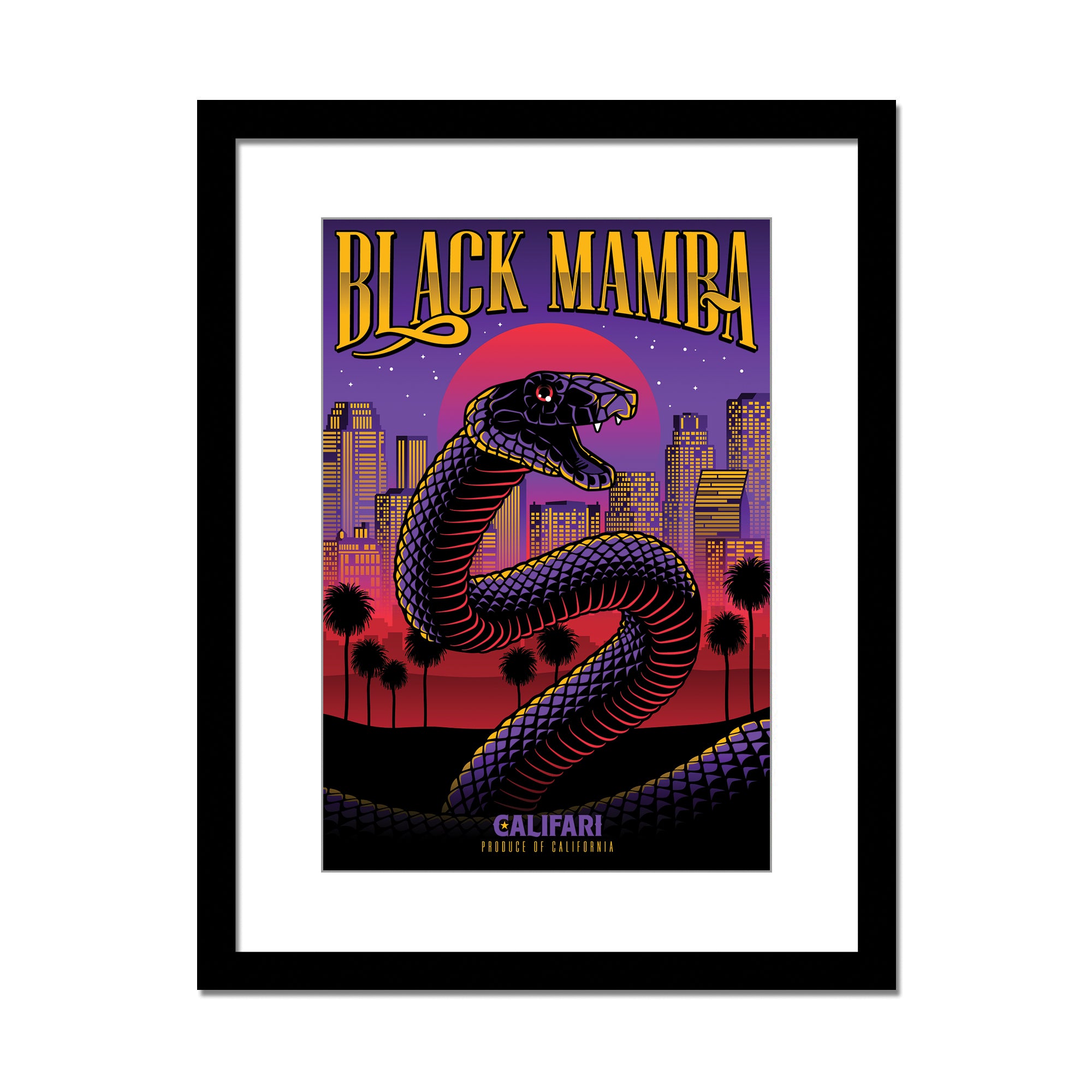 Black Mamba 13 x 19 Lithograph Poster – Califari