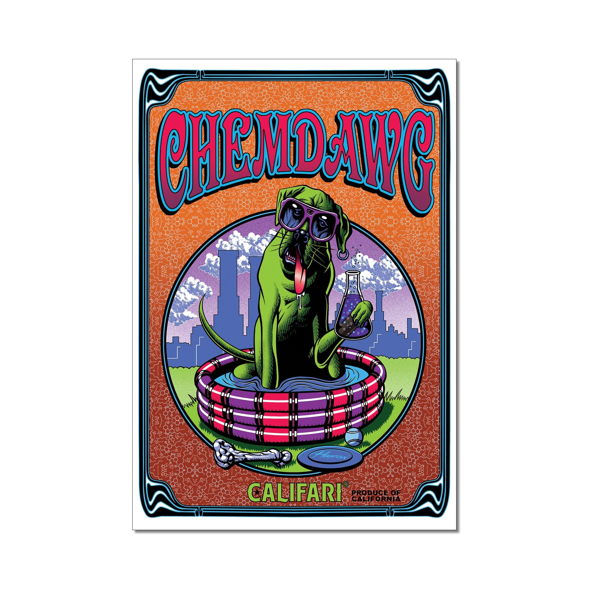 Chem Dawg Strain Art - Califari