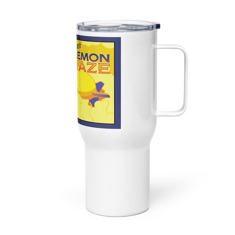 Super Lemon Haze Travel mug with a handle