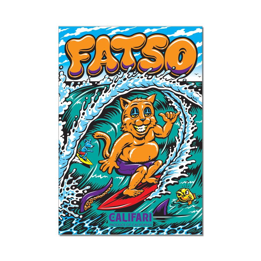 Fatso Sign Fatso 13 x 19 Lithograph Poster – Califari