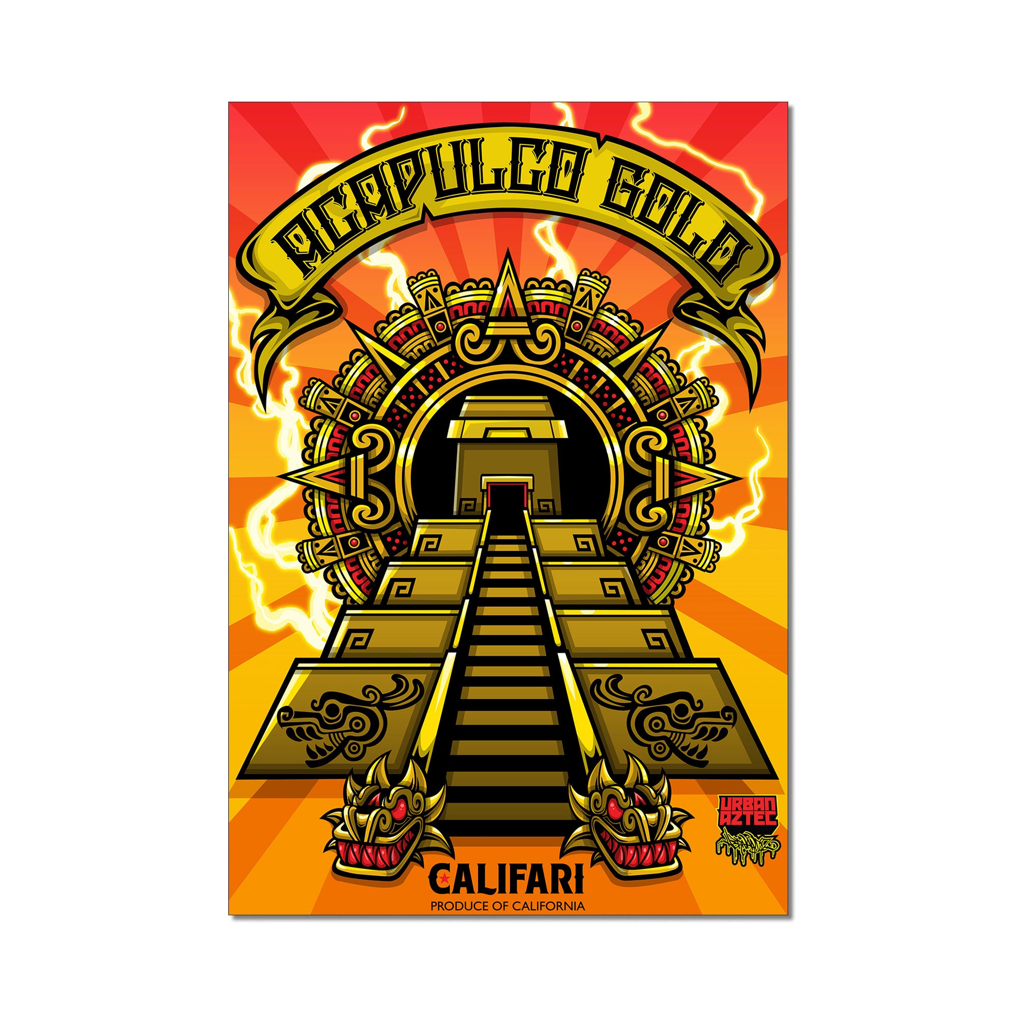 Acapulco Gold 13 x 19 Lithograph Print