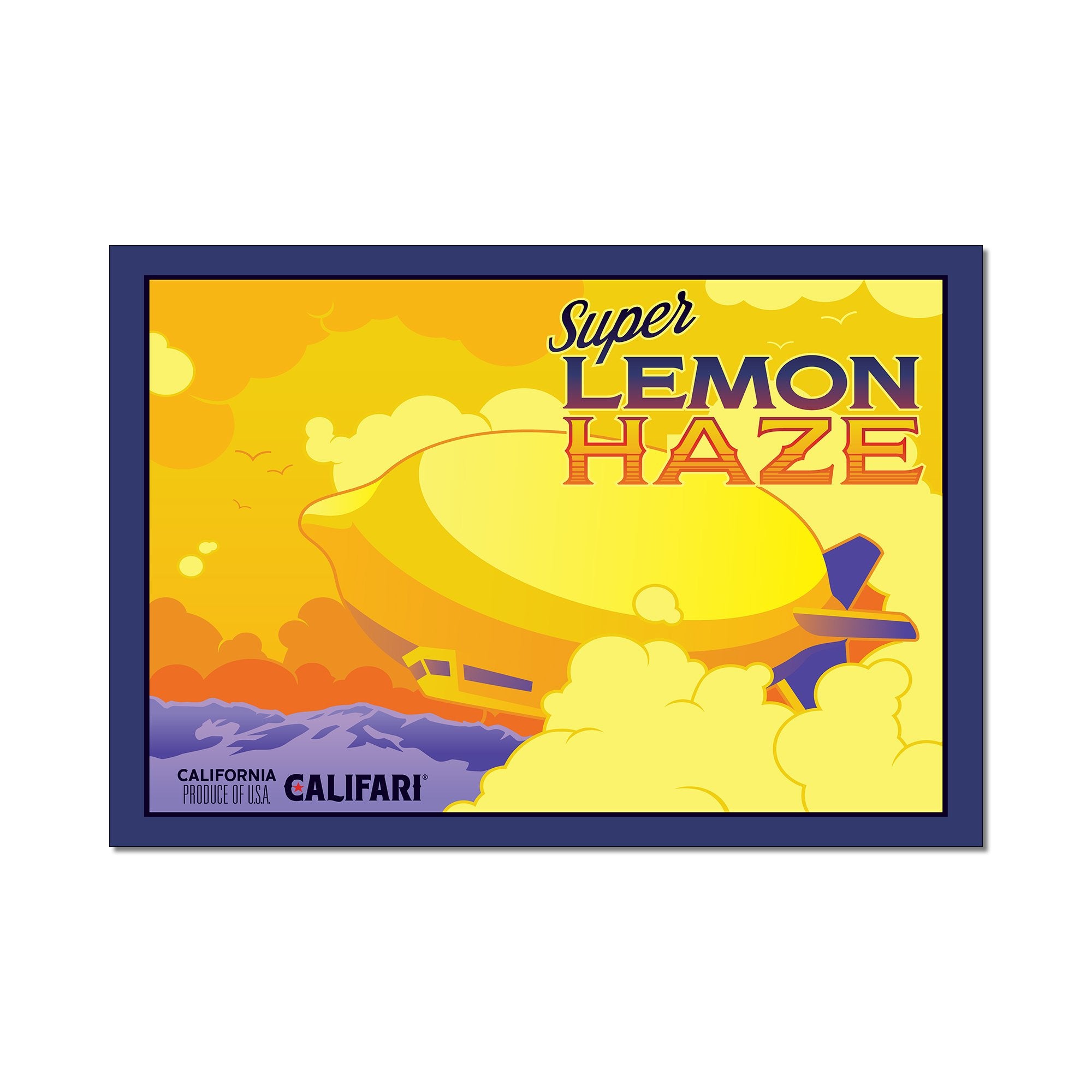 Super Lemon Haze Strain Art - Califari