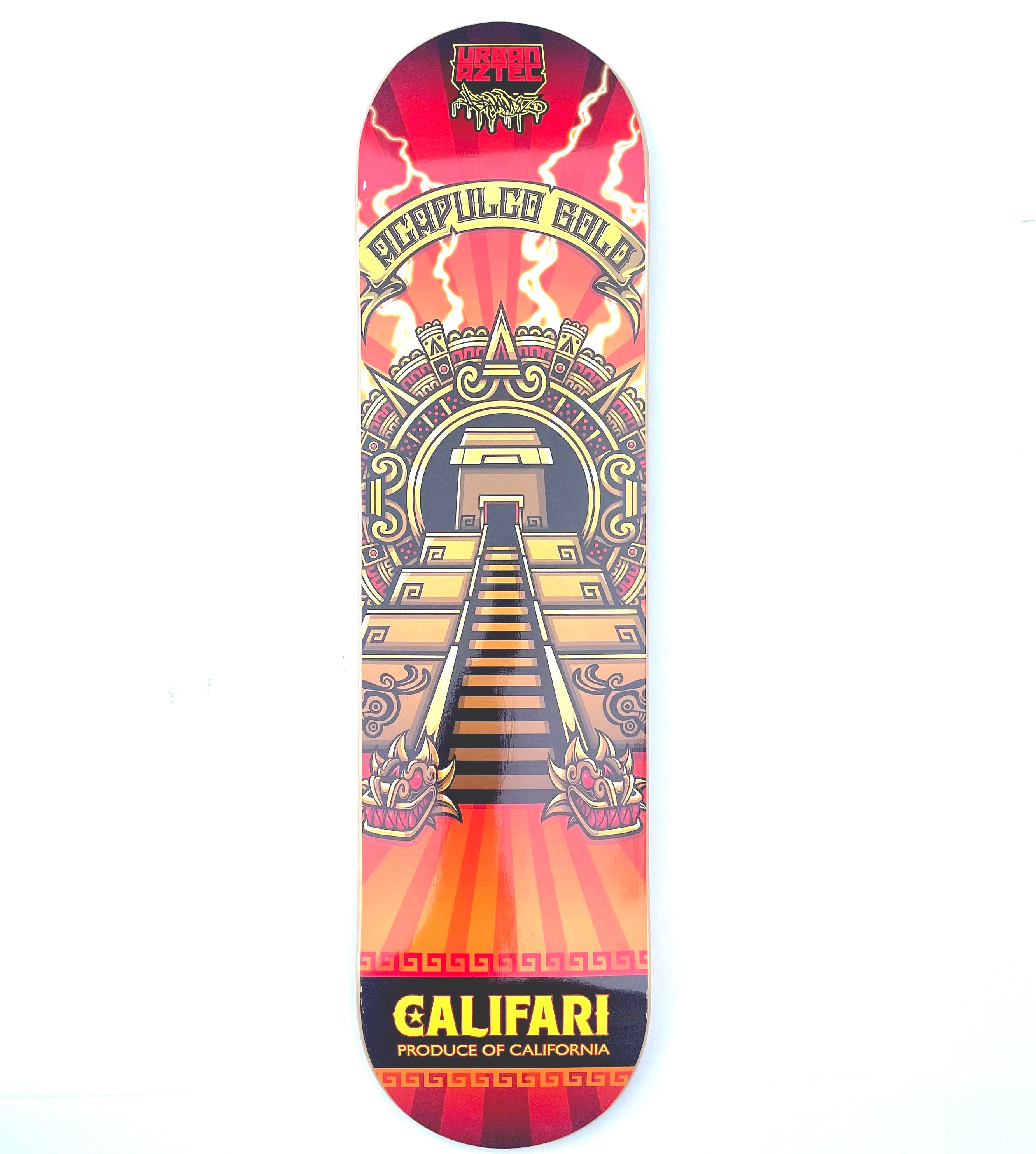 Acapulco Gold Skate Deck by Jesse Hernandez