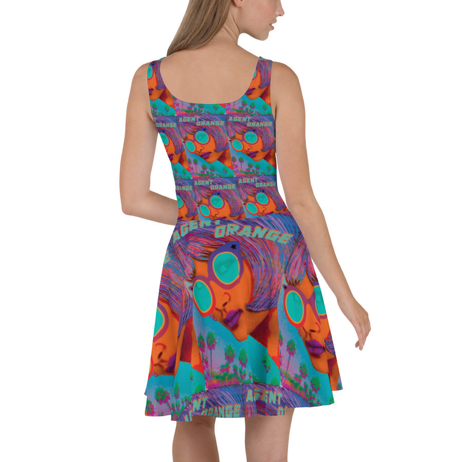 Agent Orange Skater Dress