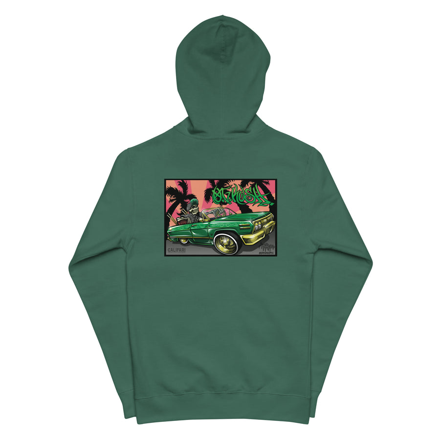 OG Kush Unisex fleece zip up hoodie