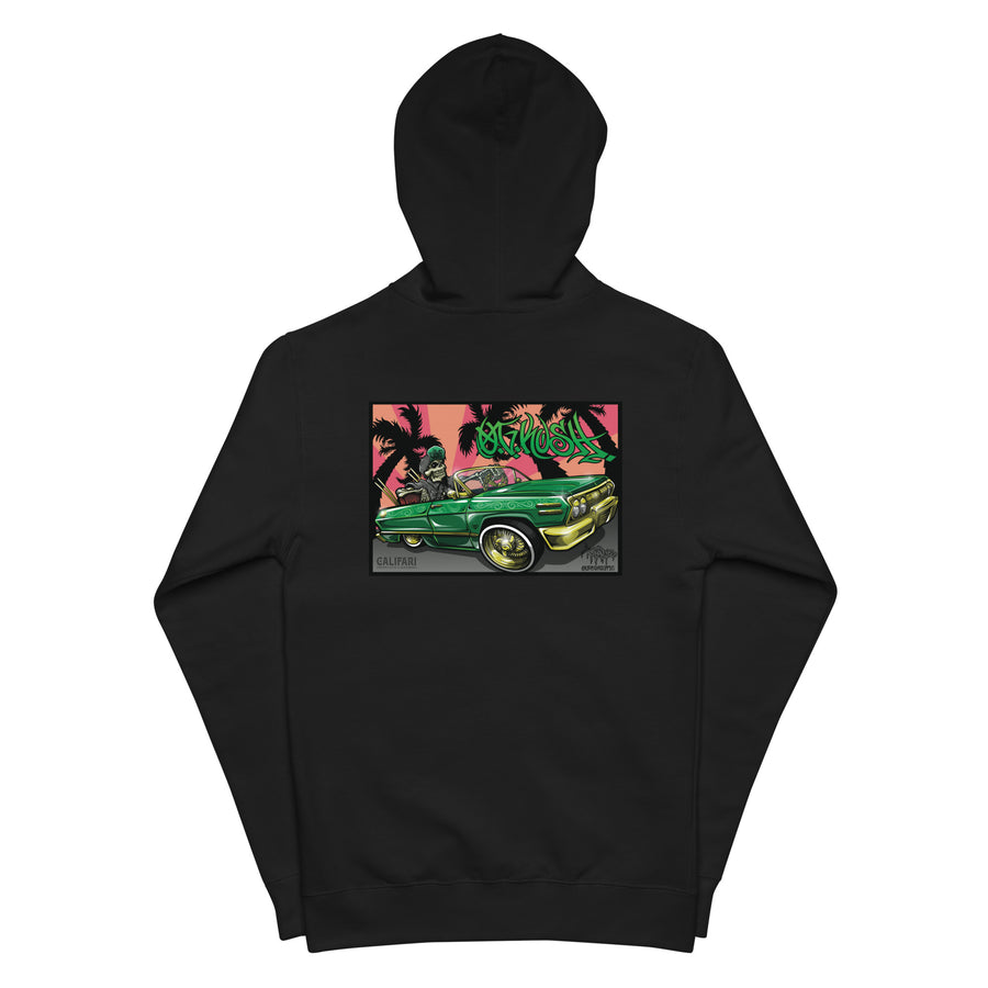 OG Kush Unisex fleece zip up hoodie