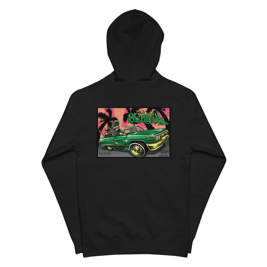 OG Kush Hyped Up Unisex fleece zip up hoodie