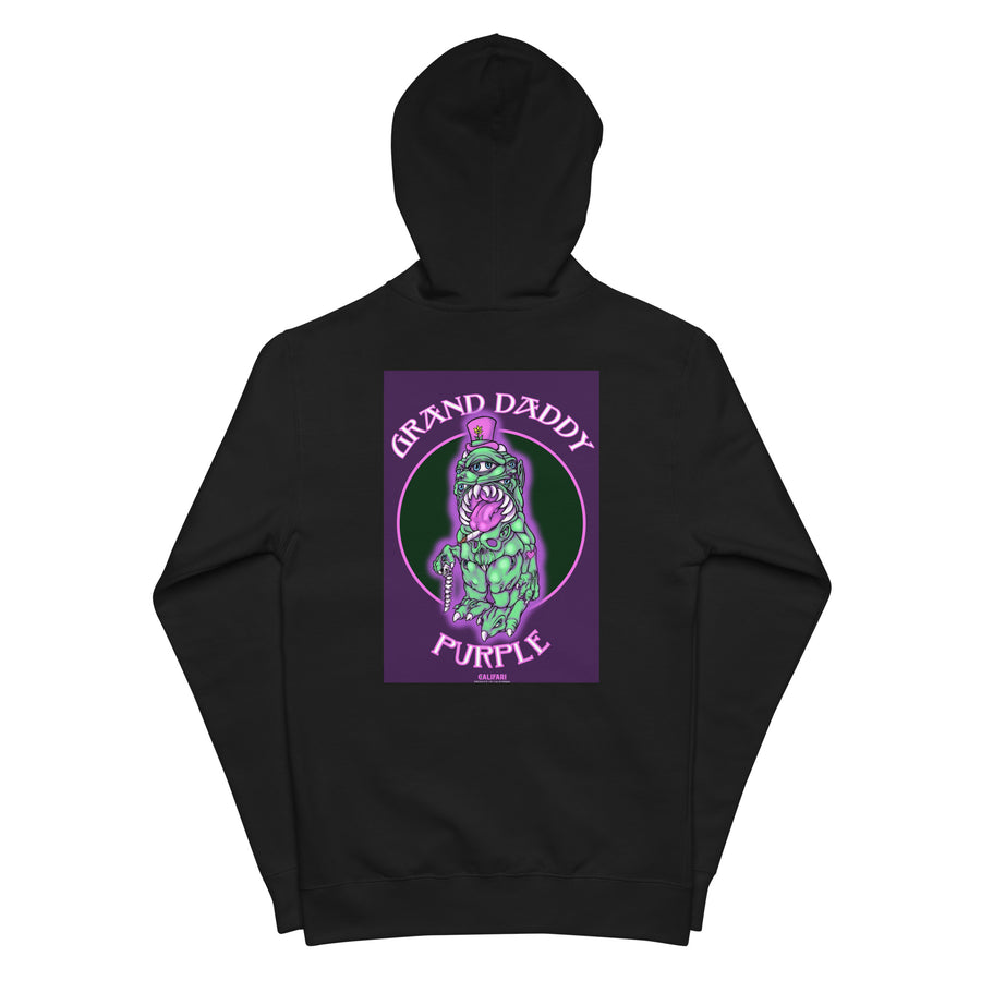 Grand Daddy Purple Unisex fleece zip up hoodie