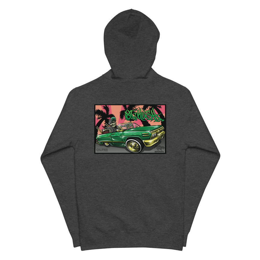 OG Kush Hyped Up Unisex fleece zip up hoodie