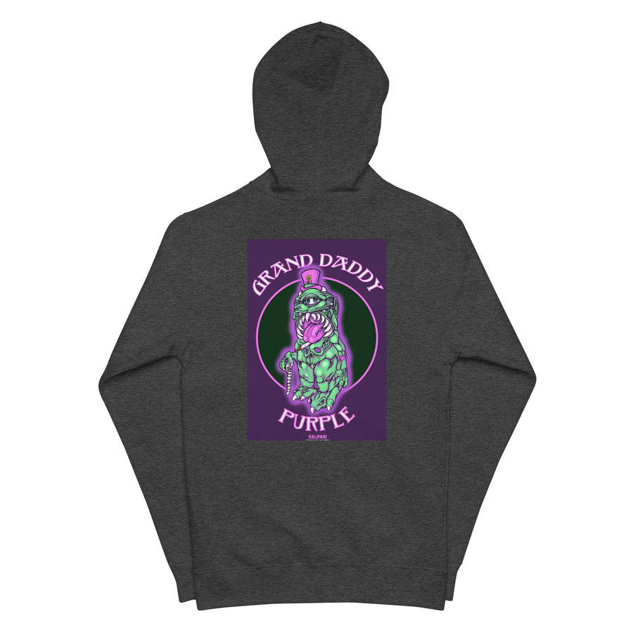 Grand Daddy Purple Unisex fleece zip up hoodie