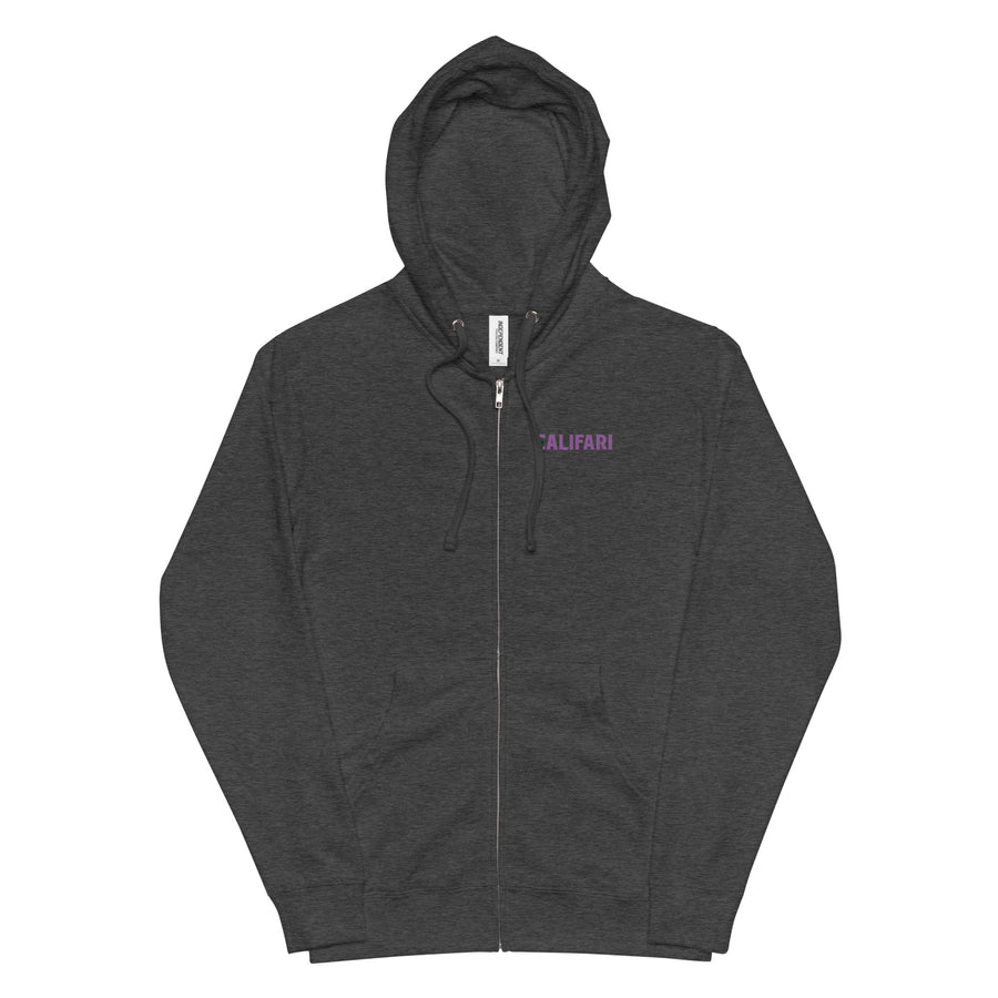 Grand Daddy Purple Unisex fleece zip up hoodie