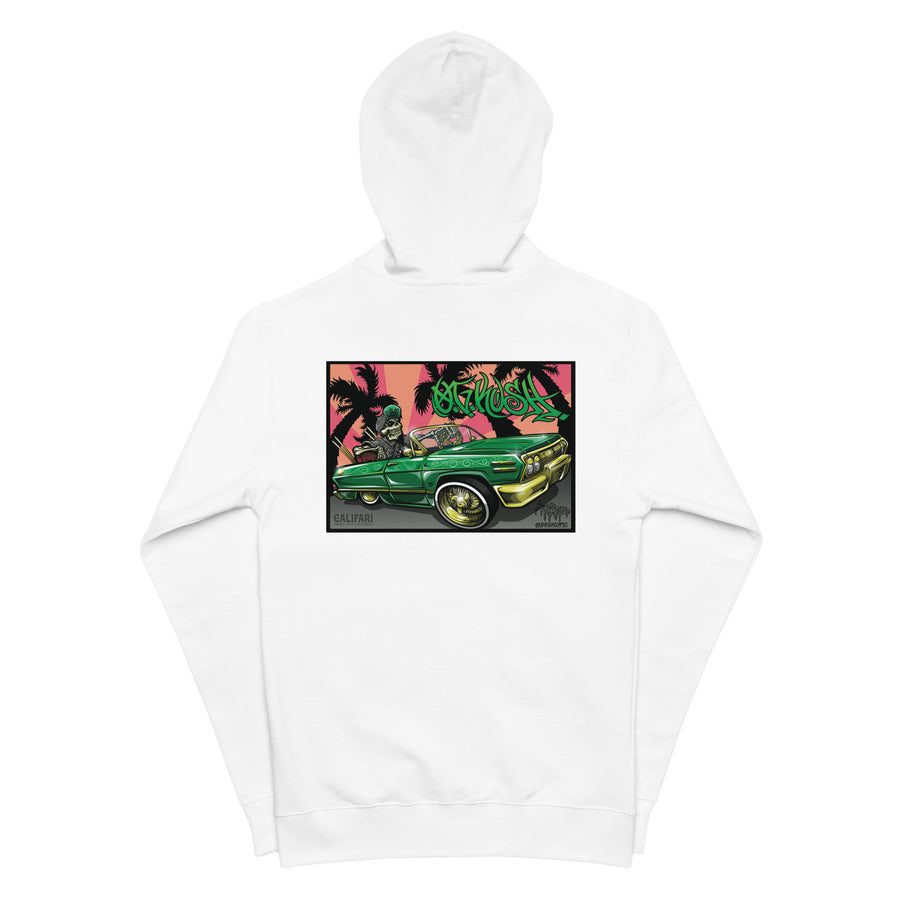 OG Kush Hyped Up Unisex fleece zip up hoodie