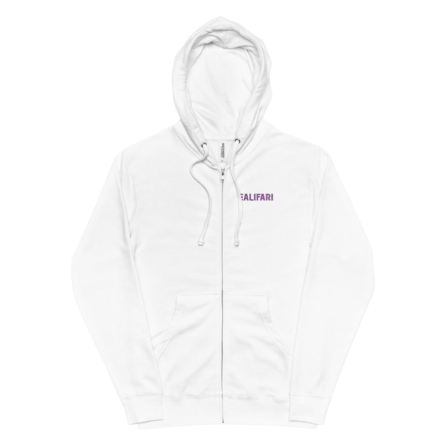 Grand Daddy Purple Unisex fleece zip up hoodie