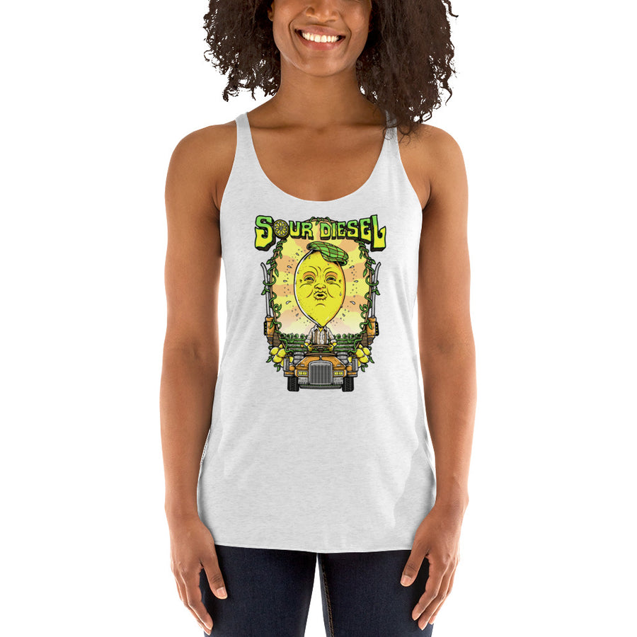 Sour Diesel Women's Racerback Tank