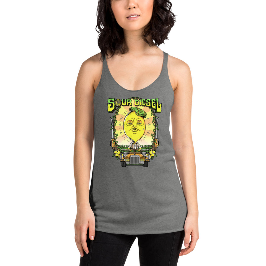 Sour Diesel Women's Racerback Tank